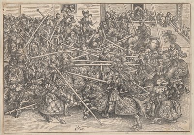 トーナメント、1509 作： Lucas Cranach the Elder