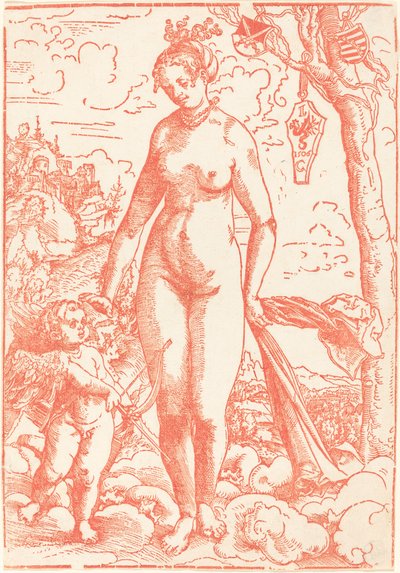 ヴィーナスとキューピッド 作： Lucas Cranach the Elder