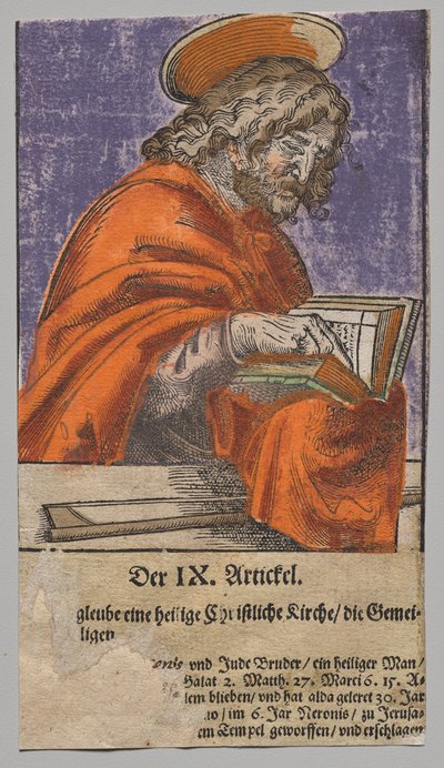 キリスト、使徒、聖パウロの小ヤコブ 作： Lucas Cranach the Elder, After