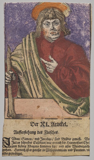 キリスト、使徒、聖パウロからのジュード 作： Lucas Cranach the Elder, After