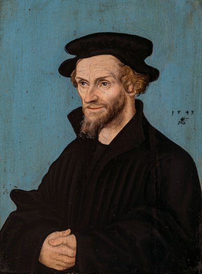 フィリップ・メランヒトン 作： Lucas Cranach the Elder and workshop