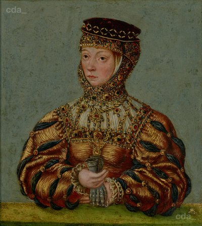 バーバラ・ラジヴィル 作： Lucas Cranach the Younger