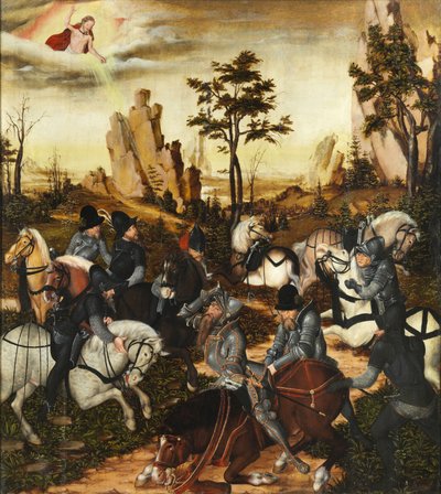 ドイツ語：Die Bekehrung des Paulus 聖パウロの改宗 作： Lucas Cranach the Younger