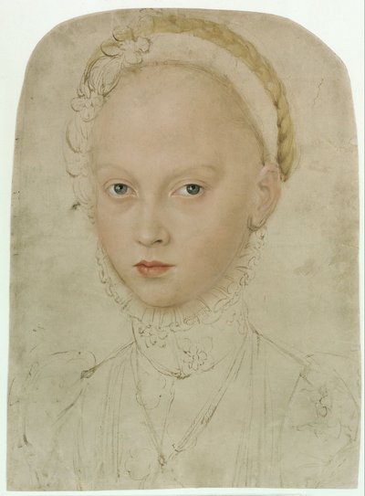 ザクセン公妃エリザベートの肖像 作： Lucas Cranach the Younger