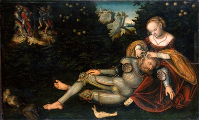 サムソンとデリラ 作： Lucas Cranach the Younger