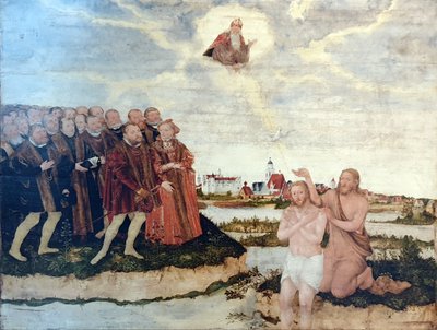 キリストの洗礼 作： Lucas Cranach the Younger