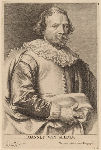 ヤン・ファン・ミルダート 作： Lucas Emil Vorsterman after Sir Anthony van Dyck