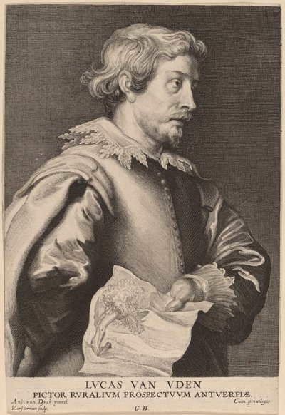 ルーカス・ヴァンウーデン 作： Lucas Emil Vorsterman after Sir Anthony van Dyck