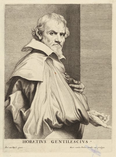 ホレス・ジェンティレスキ 作： Lucas Emil Vorsterman after Sir Anthony van Dyck