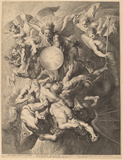 反逆天使たちの堕落 作： Lucas Emil Vorsterman after Sir Peter Paul Rubens