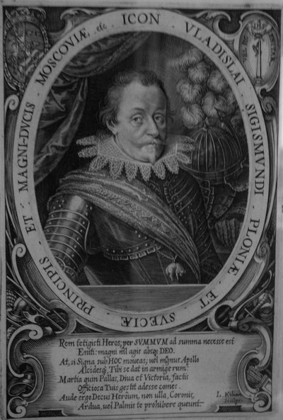 1632年以前、ポーランドのワディスワフ4世ヴァーサ、1595-1648年、ロシア皇帝 作： Lucas Kilian