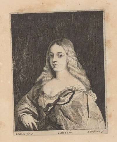 ヴェネツィアの若い女性の肖像画 作： Lucas Vorsterman (II)