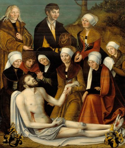哀歌、1520-50年頃 作： Lucas studio of Cranach