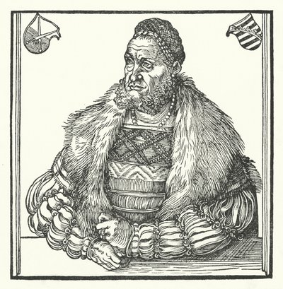 ザクセン選帝侯フリードリッヒ3世(彫刻) 作： Lucas the Elder (after) Cranach