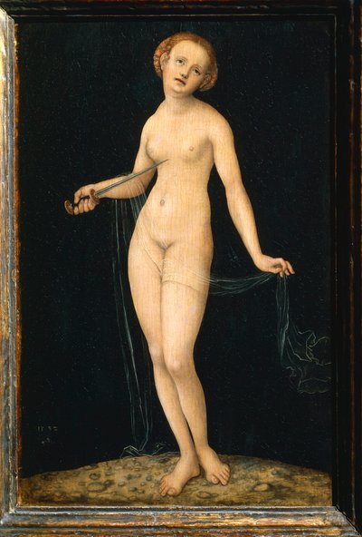 オーストリア、ウィーン、ルクレチアの絵画像 作： Lucas the Elder Cranach