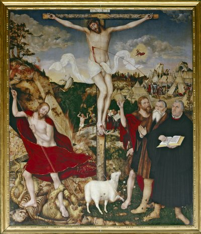 十字架上のキリスト 作： Lucas the Elder Cranach