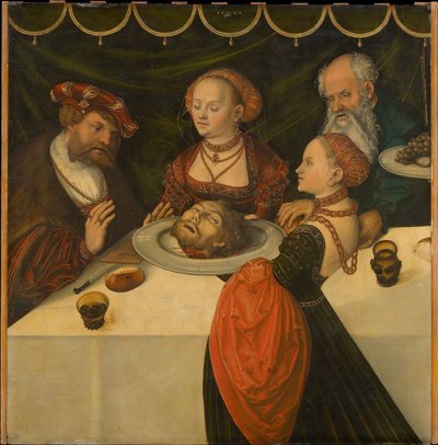 クラナッハ、ルーカス、ザ・エルダー（1472-1553）による「ヘロデの祭日」（Le festin d