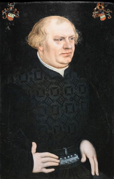 男の肖像 作： Lucas the Elder Cranach