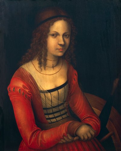 ルーカス・クラナッハ・エルダー作「聖カタリナ」（1472-1553年） 作： Lucas the Elder Cranach