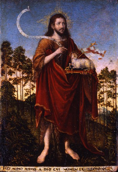 洗礼者聖ヨハネ - クラナッハ、ルーカス、ザ・エルダー（1472-1553） - 1550-1552 - 木に油彩 - 183x125 - ポルディ・ペッツォーリ美術館、ミラノ 作： Lucas the Elder Cranach