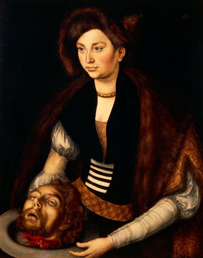 サロメ、ルーカス・クラナッハ・エルダー作（1472-1553） 作： Lucas the Elder Cranach