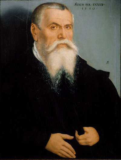 セルフポートレート 作： Lucas the Elder Cranach