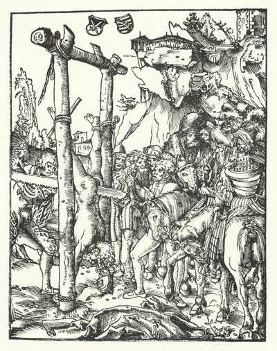 十二使徒の殉教からのサイモン 作： Lucas the Elder Cranach