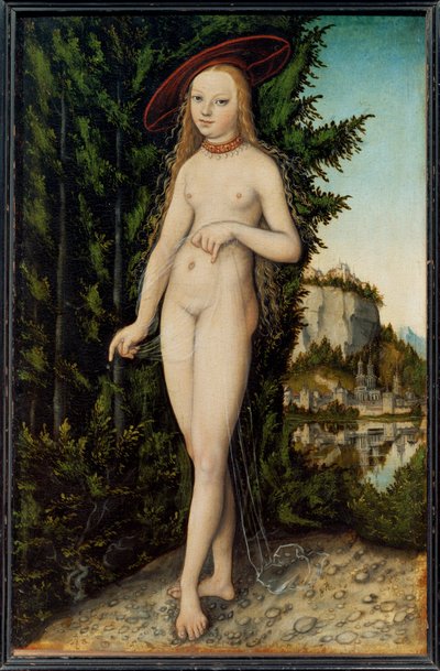 Venus debout dans un paysage - 風景の中に立つヴィーナス... 作： ルーカス・ザ・エルダー・クラナハ