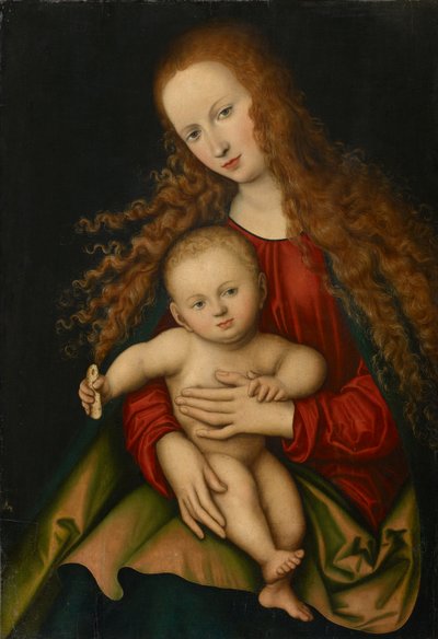 聖母子 作： Lucas the Elder Cranach