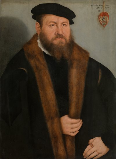 男の肖像 作： Lucas the Younger Cranach