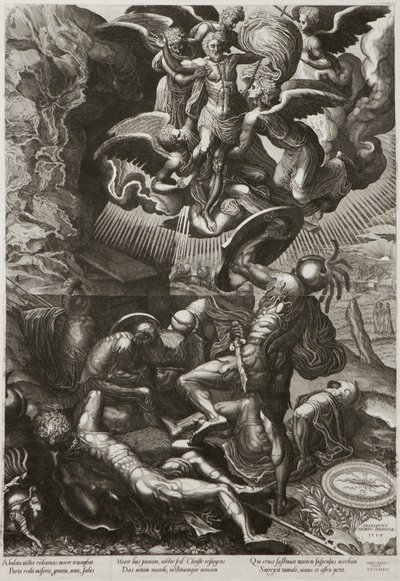 キリストの復活、1557 作： Lucas van Doetechum