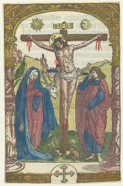 十字架上のキリスト 作： Lucas van Leyden (attributed to)