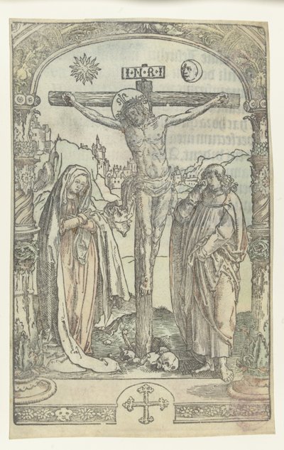 十字架上のキリスト 作： Lucas van Leyden (attributed to)