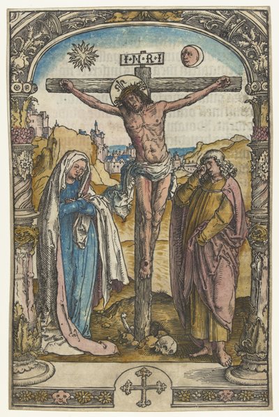 十字架上のキリスト 作： Lucas van Leyden (attributed to)