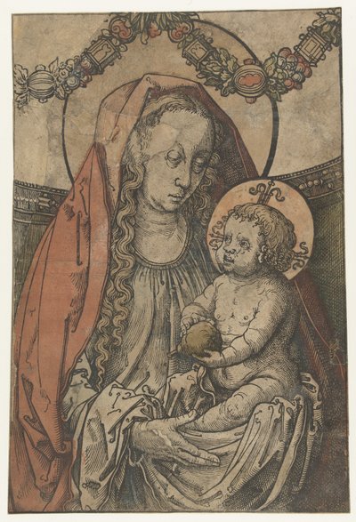 メアリーと子供 作： Lucas van Leyden (circle of)