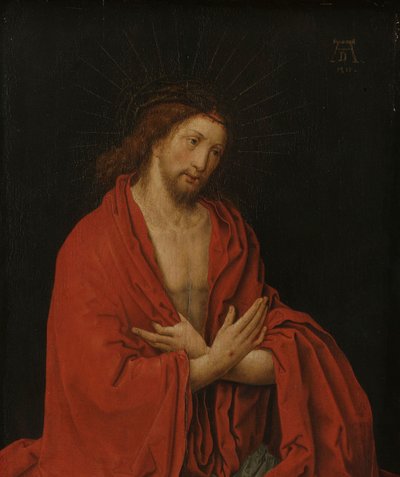 いばらの冠を持つキリスト 作： Lucas van Leyden (copy after)