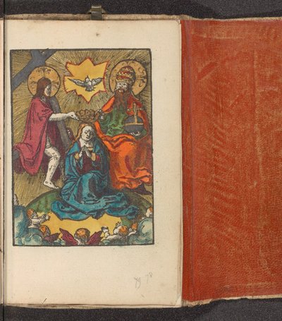 マリアの戴冠式 愚かな情熱（シリーズタイトル） 作： Lucas van Leyden (workshop of)