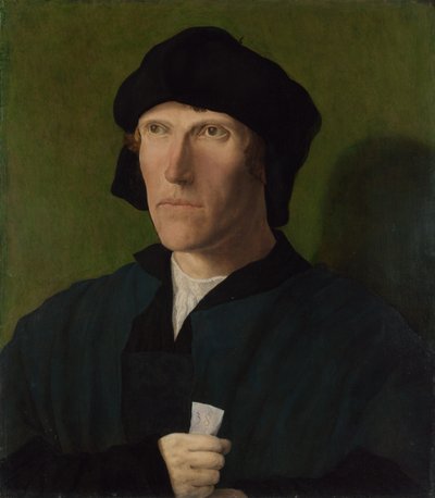 38歳の男性、1521年頃 作： Lucas van Leyden