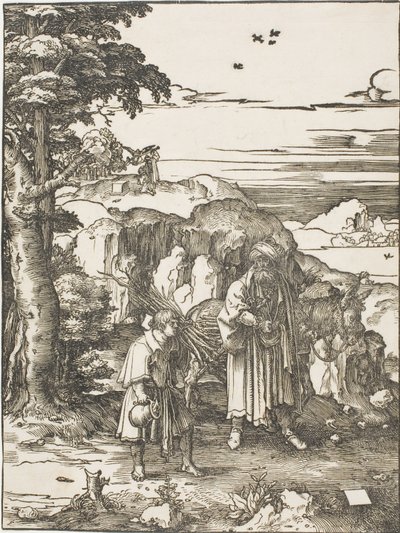 アブラハムとイサク 作： Lucas van Leyden