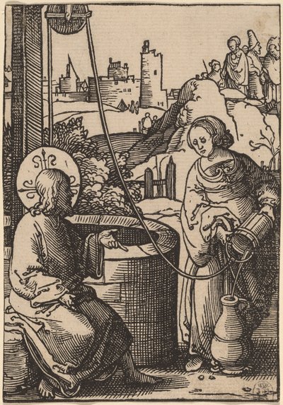キリストとサマリアの女 作： Lucas van Leyden