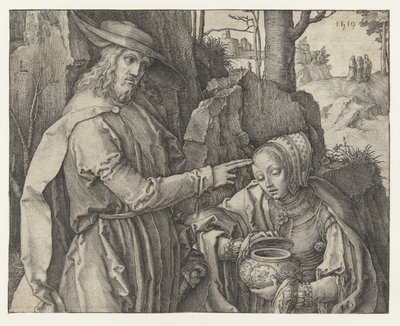 キリストはマグダラのマリアに現れます 作： Lucas van Leyden