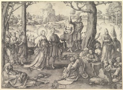 聖マリア・マグダレナの踊り 作： Lucas van Leyden
