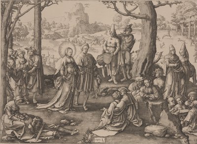 マグダレンのダンス 作： Lucas van Leyden