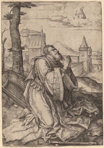 デビッドの祈り 作： Lucas van Leyden