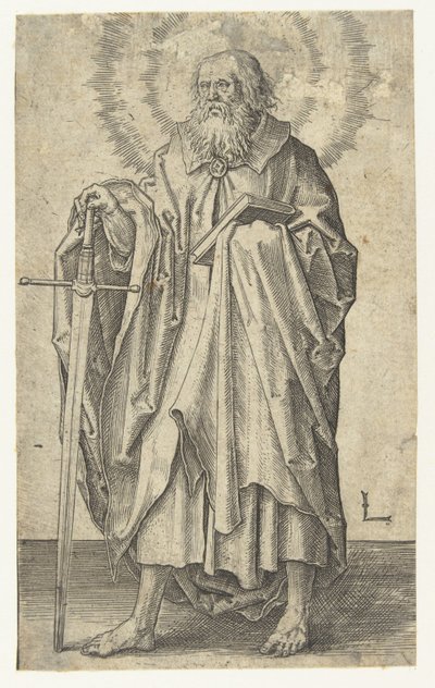 使徒パウロ キリストと使徒たち（シリーズタイトル） 作： Lucas van Leyden