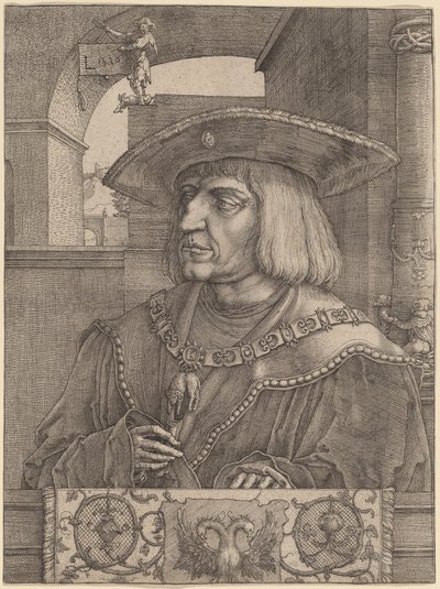 マクシミリアン1世 作： Lucas van Leyden