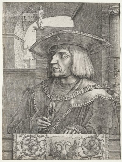 マクシミリアン1世 作： Lucas van Leyden