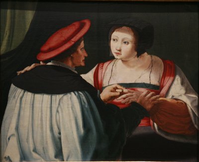 婚約者 作： Lucas van Leyden