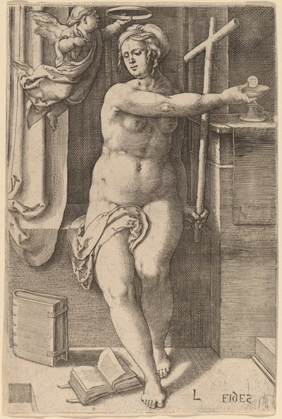 フィデス（信仰） 作： Lucas van Leyden