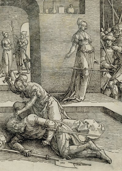 ジャエルはシセラを殺す、1515-19 作： Lucas van Leyden